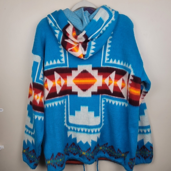 Yari Artesanias Wool Zipper Jacket size L - Picture 7 of 8